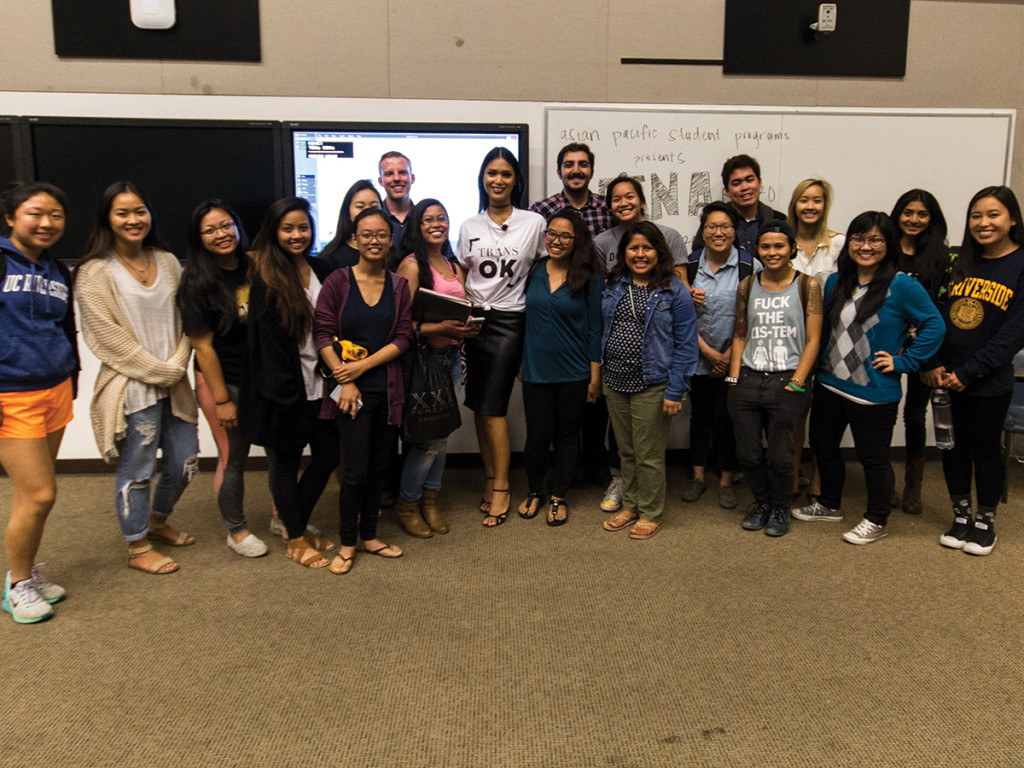 Aaron Lai/HIGHLANDER Highlanders came out to Geena Rocero's talk this past Tuesday to hear her story and how she made her way despite the extreme social and economic obstacles pitted against her.