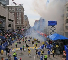 Explosions At 117th Boston Marathon