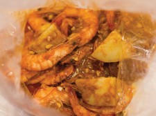 Shrimp – “kick me” spiciness level. Rockstar Shrimp.