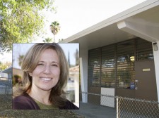 Dr. Laura Zanello and University Hills Academy in the background.