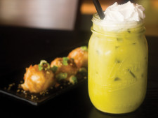 Zen street offers beverages such as Thai Ice Green Tea.