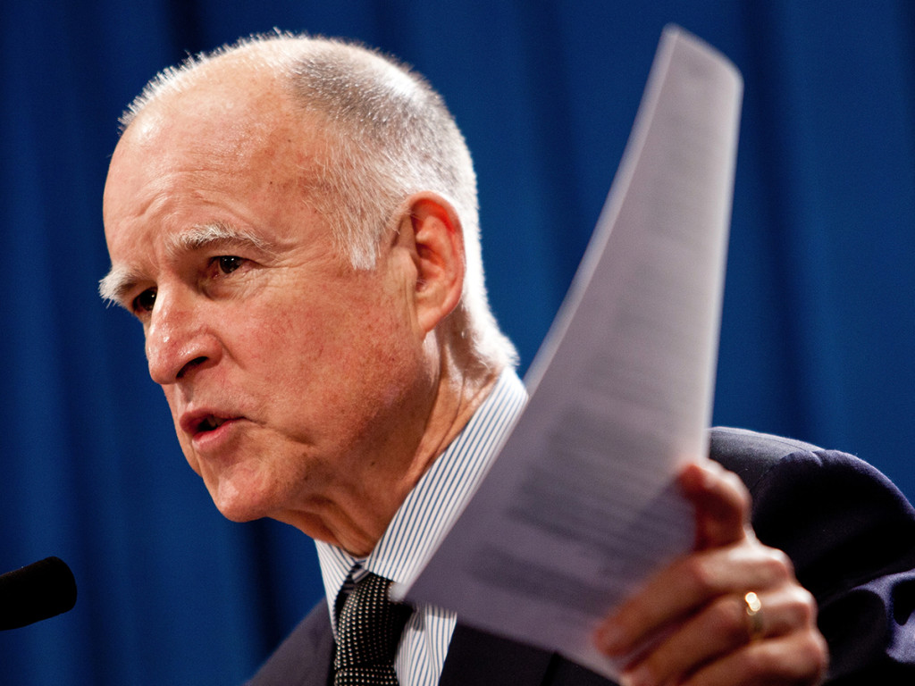 California Governor Jerry Brown Unveils State Pension Reform Program