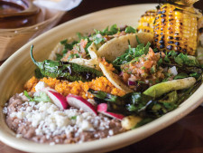 The Plato Kikiriki at El Patron boasts a wide variety of foods and colors.