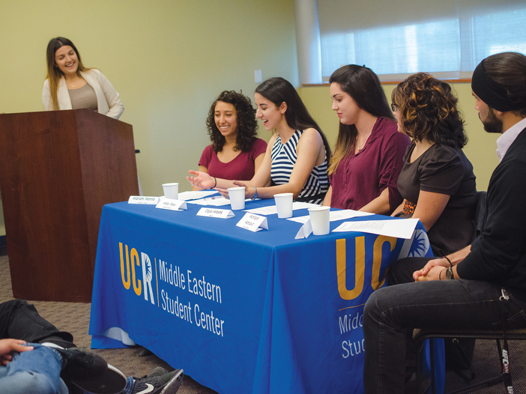 Middle-Eastern Student Center students talk about being a minority. Jimmy Lai/HIGHLANDER