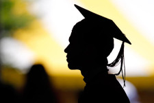 Man in graduation cap