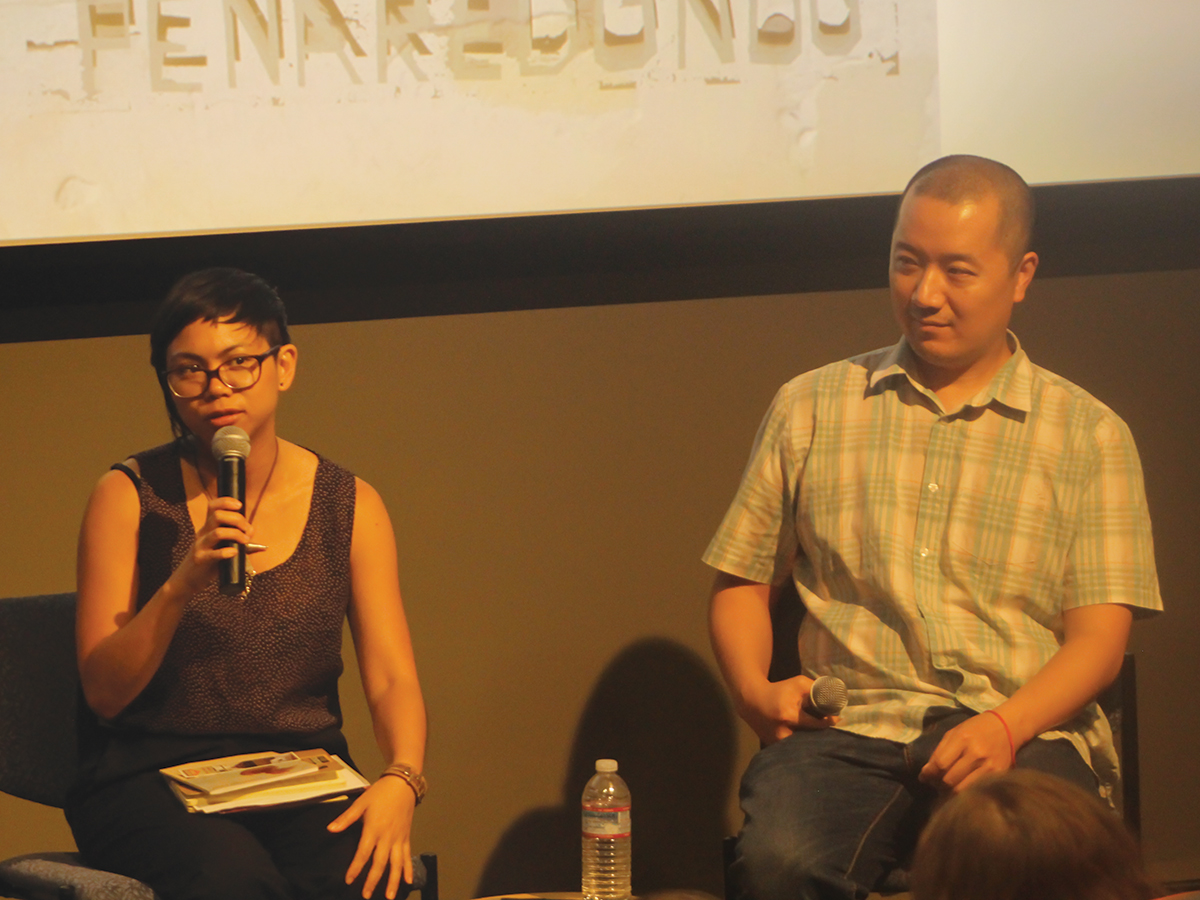 Angela Penaredondo and Kenji Liu, recipients of the 2016 Hillary Gravendyk Prize (from left to right). Adrian Dizon/HIGHLANDER