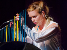 Lenka Moravkova plays her unique instrument.