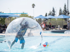 One of the many activities during the Highlander Poolooza.