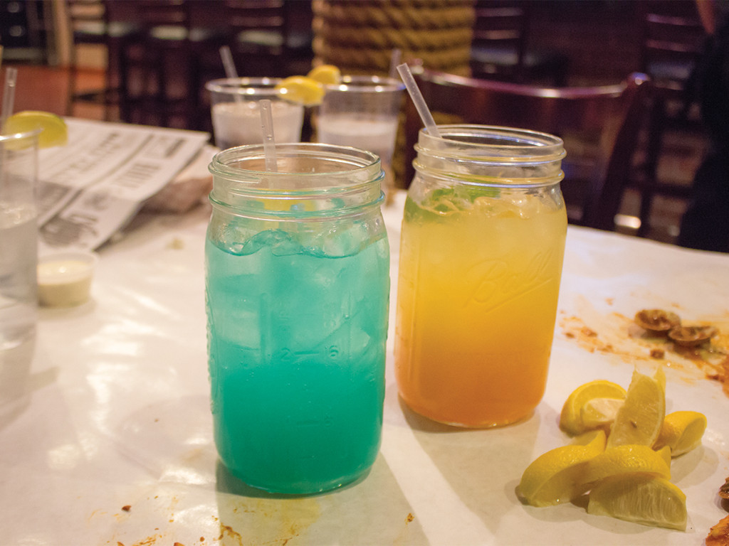 Blue Lemonade and Havana Cooler