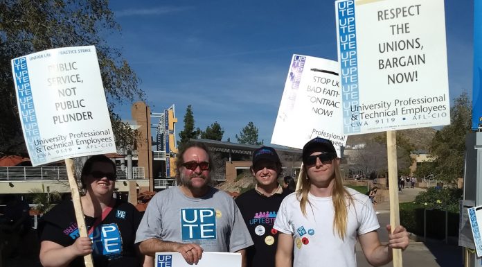 “Our kind of power!”: UCR union members protest unfair working conditions