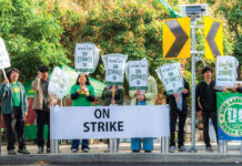AFSCME union workers go on strike