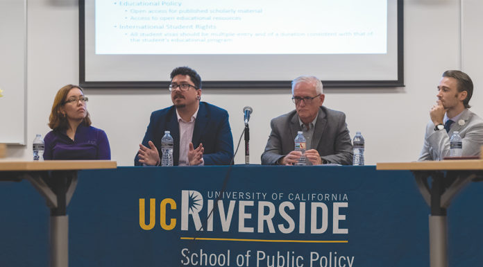 UCR School Of Public Policy seminar discusses new Science to Policy Program