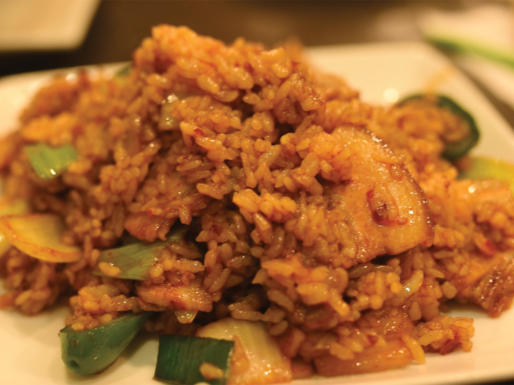 Pork belly fried rice Catherine Yong/HIGHLANDER