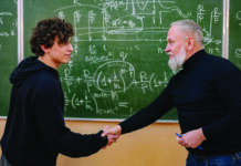prof and student