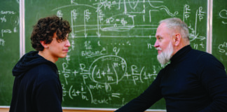 prof and student