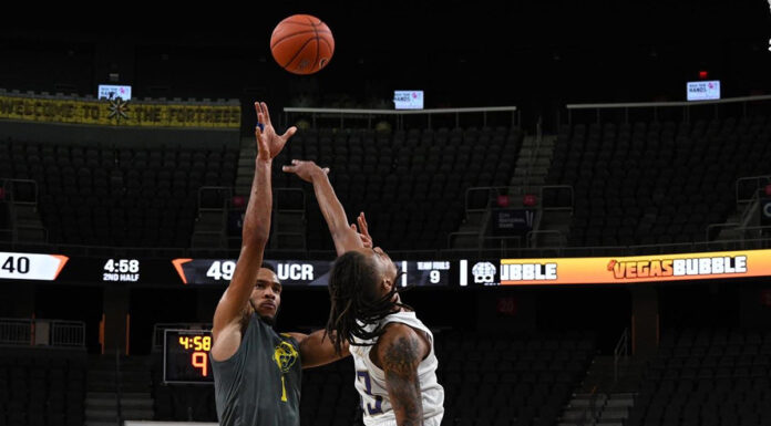 UCR men’s basketball get their first victory of the season