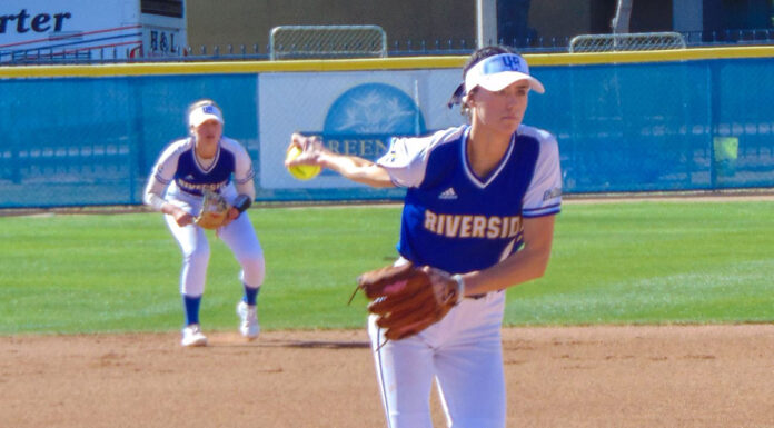 UC Riverside softball team sweeps double-header against Cal State Bakersfield