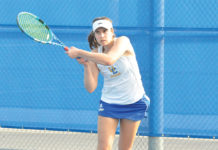 Women’s tennis earn first victory of the year against Hope International